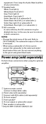 Preview for 6 page of Pioneer MVH-S120UI Quick Start Manual