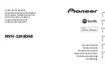 Pioneer MVH-S200DAB Owner'S Manual предпросмотр