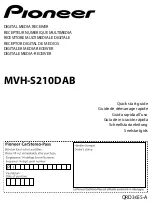 Preview for 1 page of Pioneer MVH-S210DAB Quick Start Manual