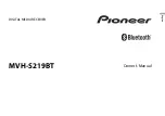 Pioneer MVH-S219BT Owner'S Manual preview