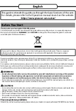 Preview for 2 page of Pioneer MVH-S220DAB Quick Start Manual