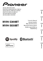 Pioneer MVH-S300BT Owner'S Manual предпросмотр