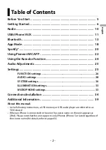 Preview for 2 page of Pioneer MVH-S300BT Owner'S Manual