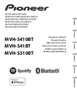 Preview for 1 page of Pioneer MVH-S310BT Operation Manual