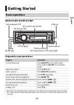 Preview for 3 page of Pioneer MVH-S310BT Operation Manual