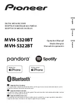 Pioneer MVH-S320BT Operation Manual предпросмотр