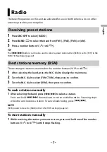 Preview for 7 page of Pioneer MVH-S320BT Operation Manual