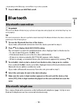 Preview for 10 page of Pioneer MVH-S320BT Operation Manual