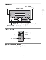 Предварительный просмотр 7 страницы Pioneer MVH-S400BT Owner'S Manual