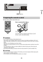 Preview for 9 page of Pioneer MVH-S501BS Owner'S Manual