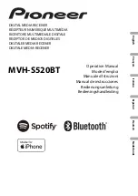 Pioneer MVH-S520BT Operation Manual preview