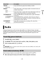 Предварительный просмотр 7 страницы Pioneer MVH-S520BT Operation Manual