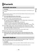 Предварительный просмотр 11 страницы Pioneer MVH-S520BT Operation Manual