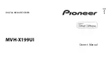 Pioneer MVH-X199UI Owner'S Manual preview