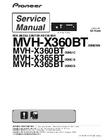 Pioneer MVH-X360BT Service Manual preview