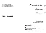 Предварительный просмотр 1 страницы Pioneer MVH-X370BT Owner'S Manual