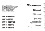 Pioneer MVH-X380BT Owner'S Manual preview