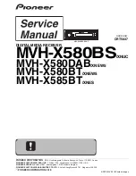 Pioneer MVH-X580BS Service Manual preview