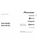 Pioneer MVH-X690BS Owner'S Manual preview