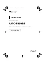 Предварительный просмотр 1 страницы Pioneer MZ360500EX Owner'S Manual