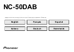 Pioneer NC-50DAB Instruction Manual предпросмотр