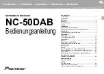 Предварительный просмотр 170 страницы Pioneer NC-50DAB Instruction Manual