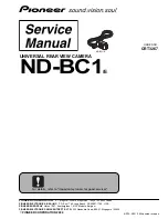 Предварительный просмотр 1 страницы Pioneer ND-BC1/E Service Manual