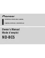 Preview for 1 page of Pioneer ND-BC5 Owner'S Manual