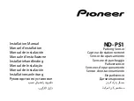 Pioneer ND-PS1 Installation Manual preview