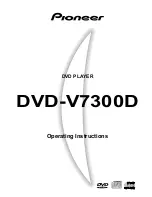 Pioneer NextWindow DVD-V7300D Operating Instructions Manual предпросмотр