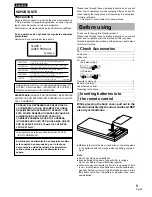 Предварительный просмотр 5 страницы Pioneer NextWindow DVD-V7300D Operating Instructions Manual