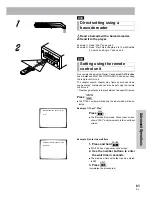 Предварительный просмотр 61 страницы Pioneer NextWindow DVD-V7300D Operating Instructions Manual