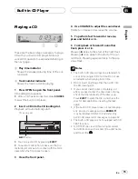 Preview for 15 page of Pioneer P2600 - DEH Radio / CD Player Operation Manual