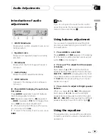 Preview for 25 page of Pioneer P2600 - DEH Radio / CD Player Operation Manual