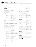 Preview for 34 page of Pioneer P2600 - DEH Radio / CD Player Operation Manual