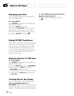 Preview for 20 page of Pioneer P470MP - Premier MP3 WMA WAV Player Operation Manual