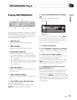 Preview for 21 page of Pioneer P470MP - Premier MP3 WMA WAV Player Operation Manual