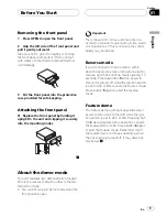 Preview for 9 page of Pioneer P770MP - Premier In-Dash CD/MP3/WMA/WAV Receiver Operation Manual