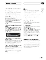 Preview for 21 page of Pioneer P770MP - Premier In-Dash CD/MP3/WMA/WAV Receiver Operation Manual