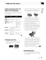 Preview for 49 page of Pioneer P770MP - Premier In-Dash CD/MP3/WMA/WAV Receiver Operation Manual