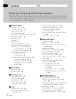 Preview for 2 page of Pioneer P8MP - Premier DEH Radio Operation Manual