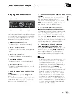 Preview for 25 page of Pioneer P8MP - Premier DEH Radio Operation Manual