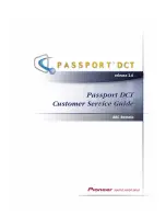 Предварительный просмотр 1 страницы Pioneer passport DCT Service Manual