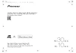 Pioneer PD-10-K Operating Instructions Manual preview