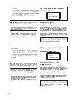 Предварительный просмотр 2 страницы Pioneer PD-F1009 - CD Changer Operating Instructions Manual