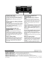 Предварительный просмотр 124 страницы Pioneer PD-F1009 - CD Changer Operating Instructions Manual