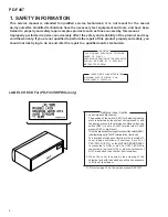 Предварительный просмотр 2 страницы Pioneer PD-F407 - CD Changer Service Manual