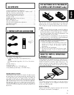 Preview for 3 page of Pioneer PD-M407 Operating Instructions Manual