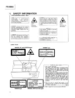 Предварительный просмотр 2 страницы Pioneer PD-S504 Service Manual