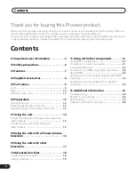 Preview for 4 page of Pioneer PDA-V100HD User Manual